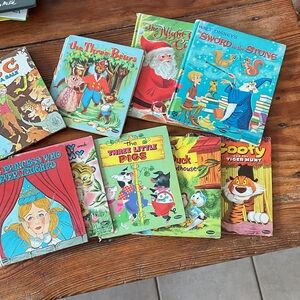 Vintage Children's Storybook Collection set of 9